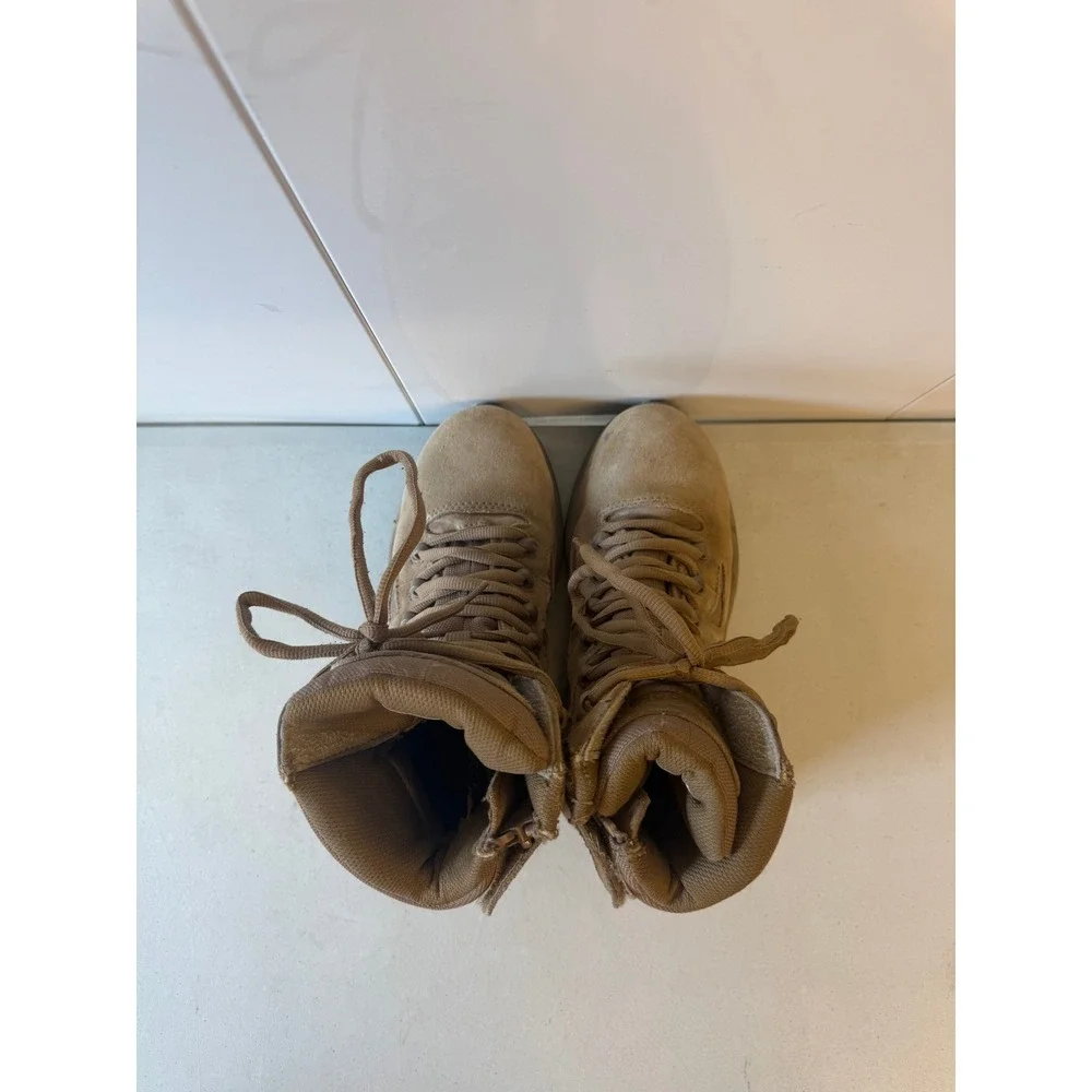 Reebok Work RB8850 Dauntless Tactical Side Zip Boots Coyote Tan Mens 4 Womens 6